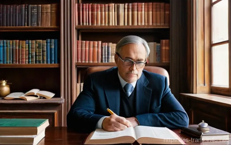 번역사 시험의 예상 난이도 - **Prompt 1: The Polymath Translator's Sanctuary**
    "A professional, erudite translator in their l...