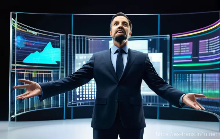 번역사 업무에서 자주 사용하는 툴 - **Prompt:** A focused, professional female translator, in her late 20s to early 30s, working at a sl...